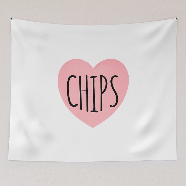 Item preview, I Heart Chips  designed and sold by CharmStudio.