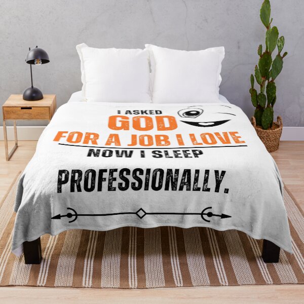 Item preview, I Asked god for a job i love designed and sold by VishiWish.