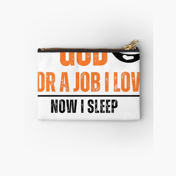 Item preview, I Asked god for a job i love designed and sold by VishiWish.
