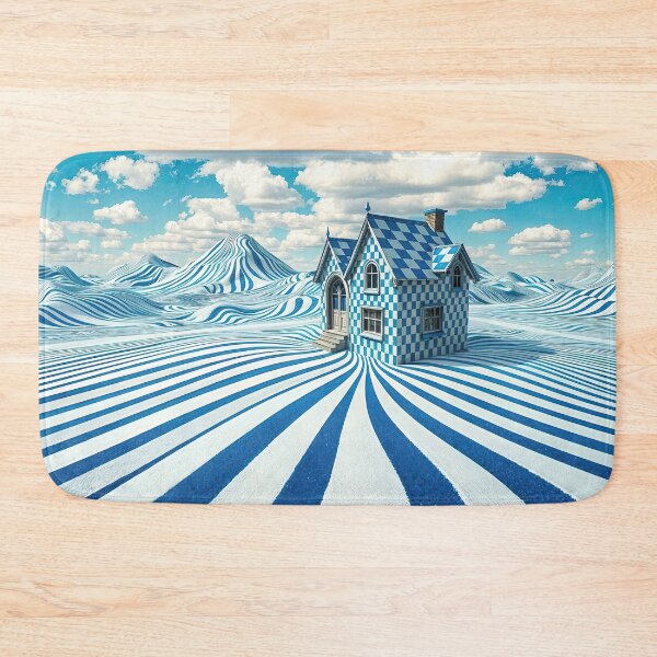 Item preview, Surreal Blue and White World designed and sold by Elisabeth Lucas.