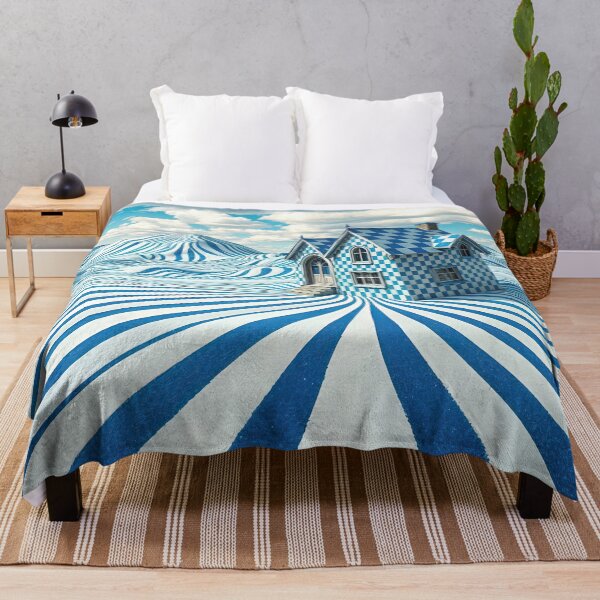 Item preview, Surreal Blue and White World designed and sold by Elisabeth Lucas.