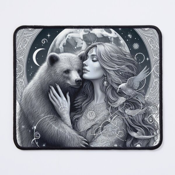 Item preview, Mystic Bear Totem – Protective Spirit designed and sold by Roberta Calabrese.