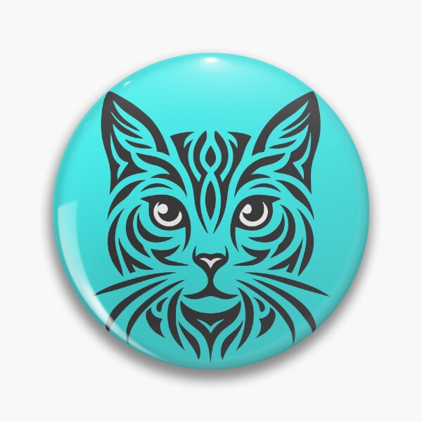 Item preview, Tribal Cat Face designed and sold by JrSkDesign ✅ .