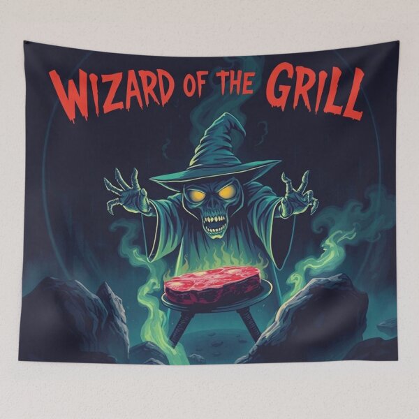 Item preview, Wizard of the Grill – Summon the Steak! designed and sold by apoknight.