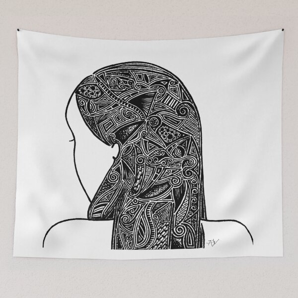 Item preview, A Girl's Silhouette  designed and sold by Anna DeVries.