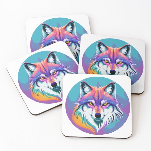 Item preview, psychedelic wolf designed and sold by Andre Faubert.