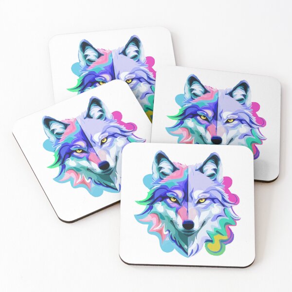 Item preview, psychedelic wolf designed and sold by Andre Faubert.