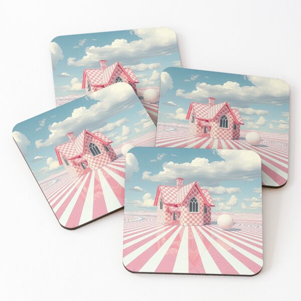 Item preview, Surreal Pink and White House designed and sold by Elisabeth Lucas.