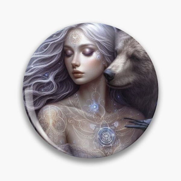 Item preview, Mystic Bear Totem – Protective Spirit designed and sold by Roberta Calabrese.
