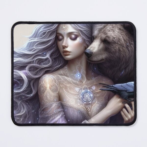 Item preview, Mystic Bear Totem – Protective Spirit designed and sold by Roberta Calabrese.