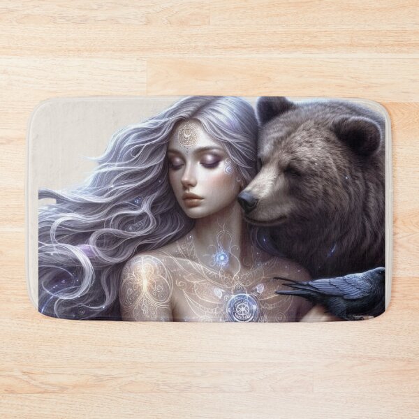 Item preview, Mystic Bear Totem – Protective Spirit designed and sold by Roberta Calabrese.