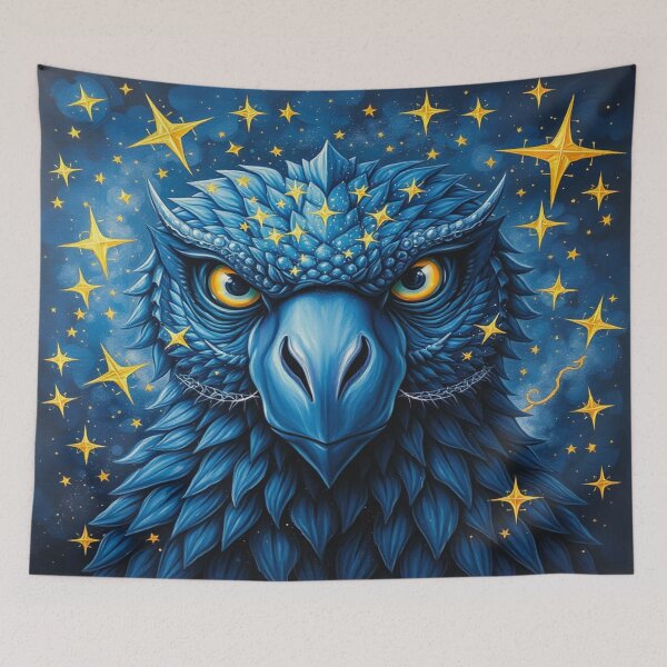 Item preview, A majestic creature, born from the dreams of a star wanderer, with glowing constellations on its body designed and sold by FotoworldEdel.