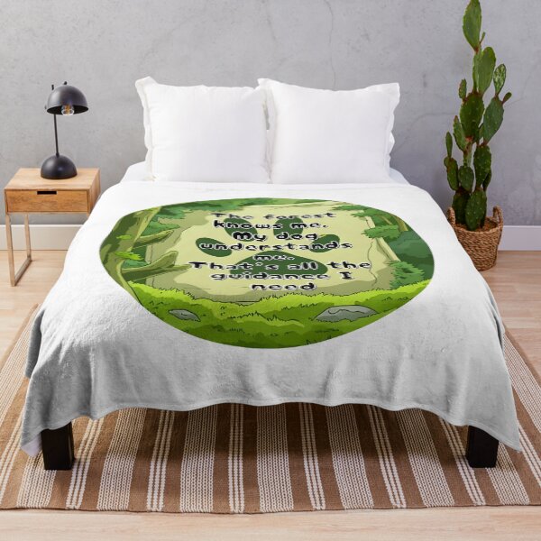 Item preview, Dog & Forest Soul Quote – Grounded White Witch Wisdom designed and sold by Paws and Ink Art.