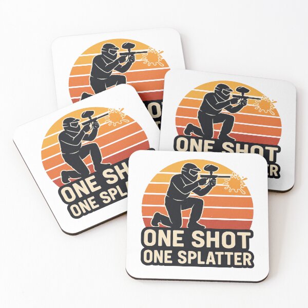 Item preview,  Paintball – Retro Logo "One Shot One Splatter" designed and sold by OTSC.