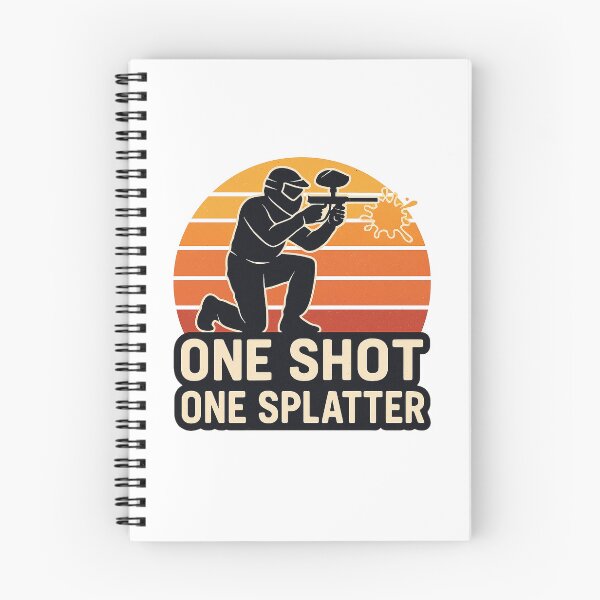 Item preview,  Paintball – Retro Logo "One Shot One Splatter" designed and sold by OTSC.