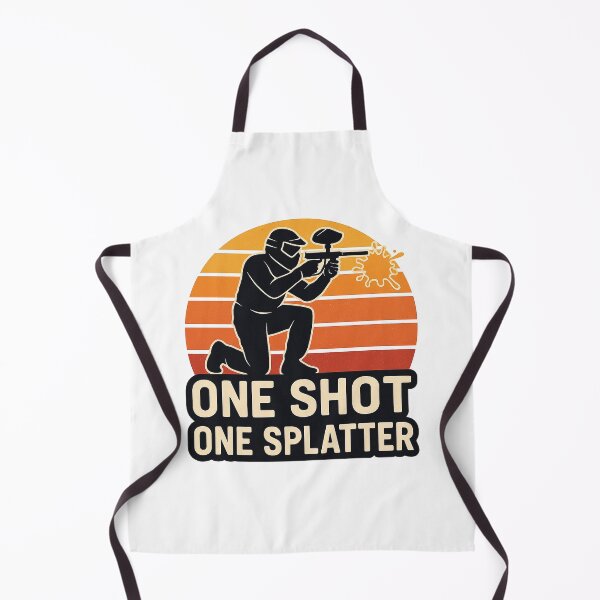 Item preview, Paintball – Retro Logo "One Shot One Splatter" designed and sold by OTSC.