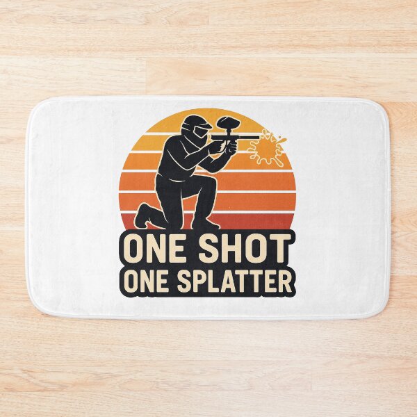 Item preview,  Paintball – Retro Logo "One Shot One Splatter" designed and sold by OTSC.