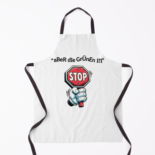 Item preview, aBer die Grünen 1!1 – Sarcastic statement shirt about German politics designed and sold by VariousGoodies.