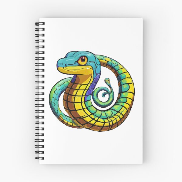 Aperçu de l'œuvre serpent psychédélique créée et vendue par Andre Faubert.