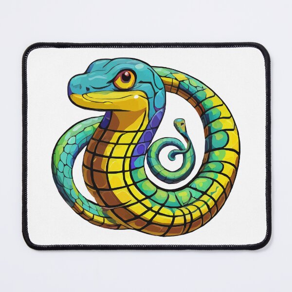 Item preview, psychedelic snake designed and sold by Andre Faubert.