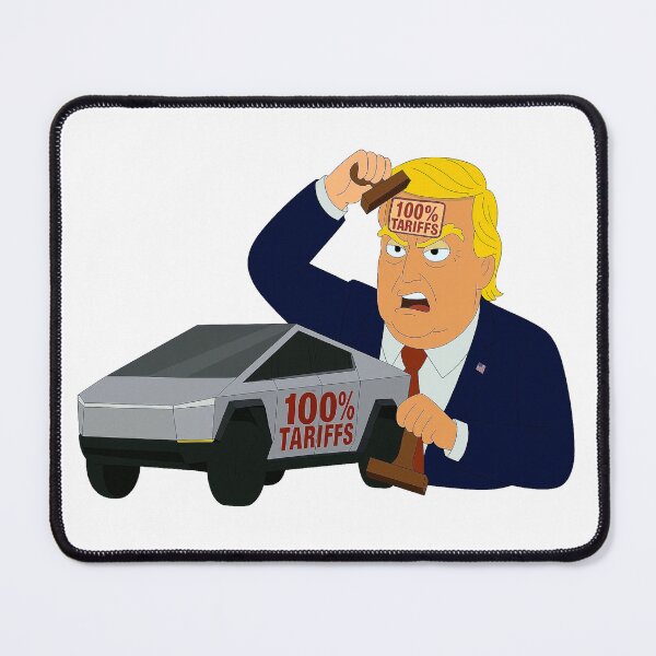 Item preview, Trump Stamping a Cybertruck designed and sold by ElonTrump.