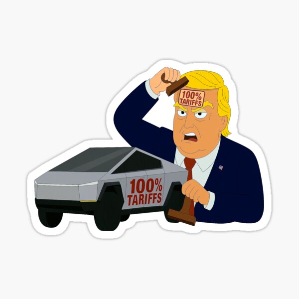 Item preview, Trump stempelt einen Cybertruck designed and sold by ElonTrump.