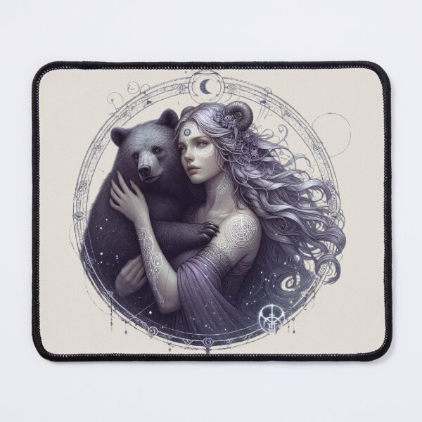 Item preview, Mystic Bear Totem – Protective Spirit designed and sold by Roberta Calabrese.
