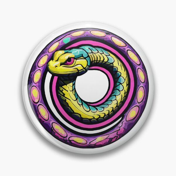 Item preview, psychedelic snake designed and sold by Andre Faubert.