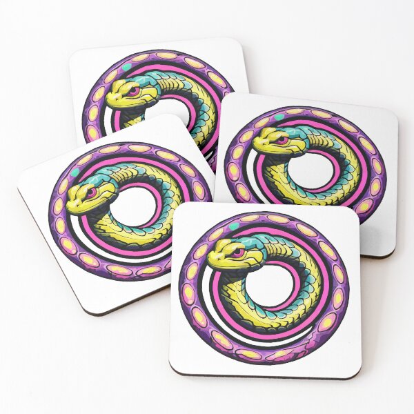 Item preview, psychedelic snake designed and sold by Andre Faubert.