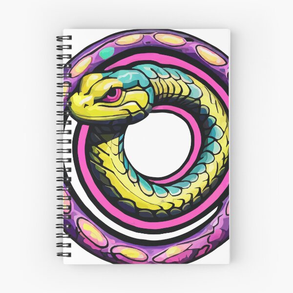 Item preview, psychedelic snake designed and sold by Andre Faubert.