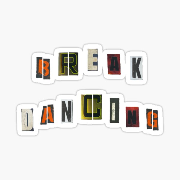 Break Dancing Sticker