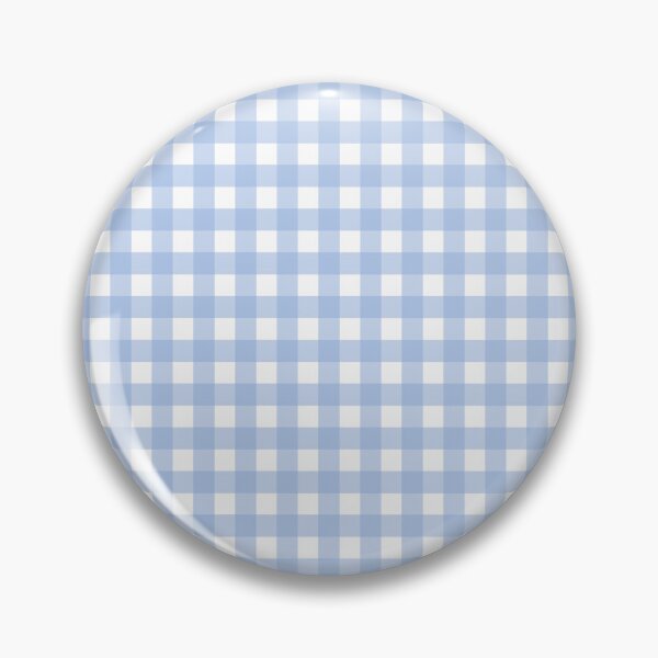 Item preview, Gingham Check Pattern in Pastel Light Blue and White designed and sold by kierkegaard.