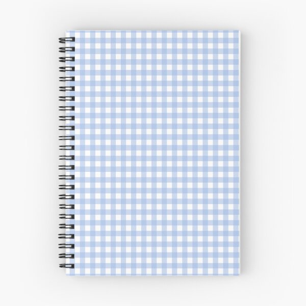 Item preview, Gingham Check Pattern in Pastel Light Blue and White designed and sold by kierkegaard.