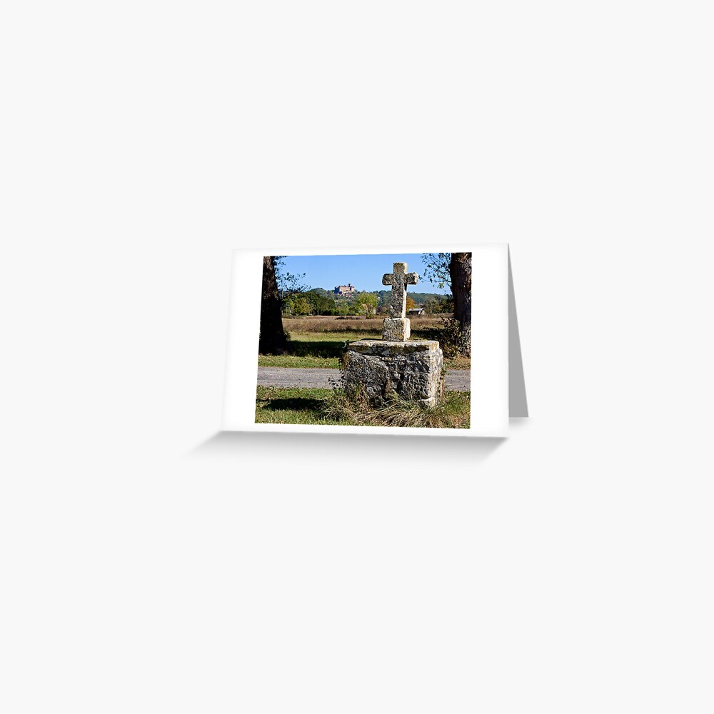 Stone Cross, Dordogne Valley Greeting Card
