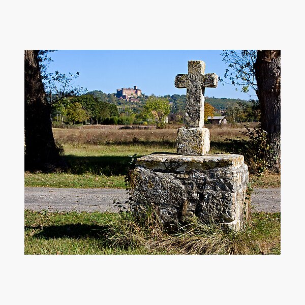 Stone Cross, Dordogne Valley Photographic Print