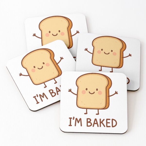 Item preview, I’m Baked – Cute Toast Pun designed and sold by PixelPunx.