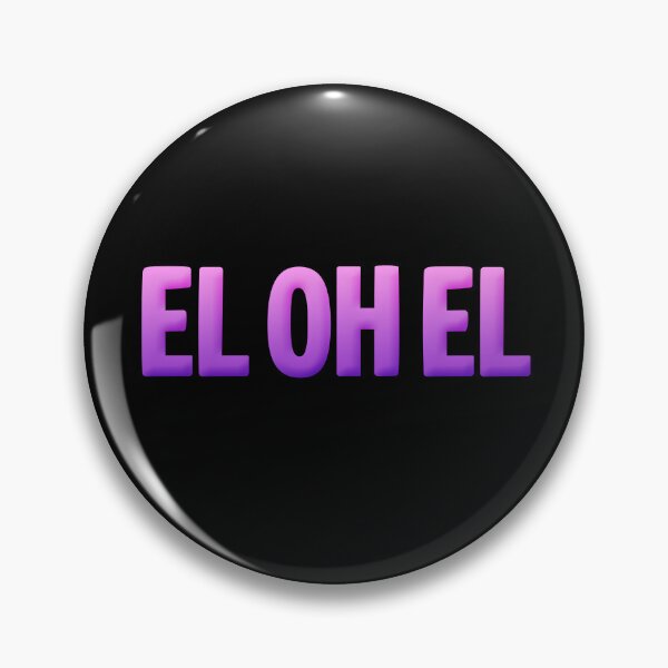 Item preview, EL OH EL in Pink Violet Gradient designed and sold by Memes N Lore .