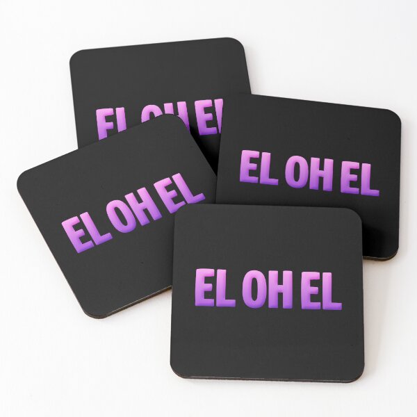 Item preview, EL OH EL in Pink Violet Gradient designed and sold by Memes N Lore .