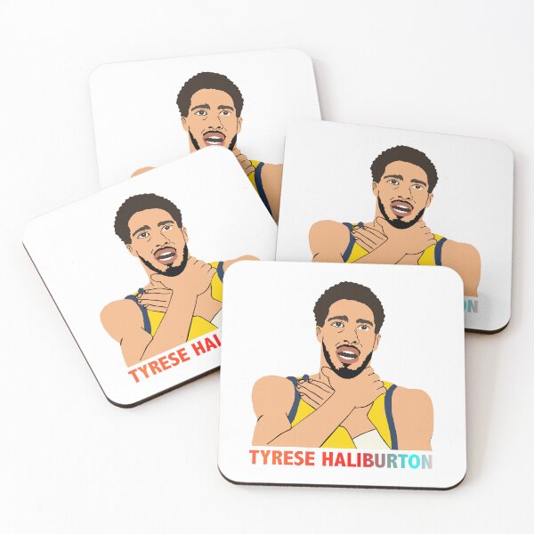 Item preview, Tyrese HaliBurton Celebration illustration designed and sold by ZooStateofMind.