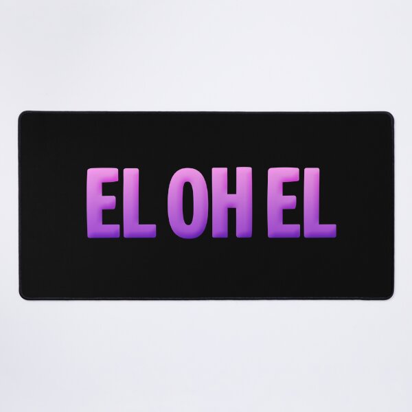 Item preview, EL OH EL in Pink Violet Gradient designed and sold by Memes N Lore .