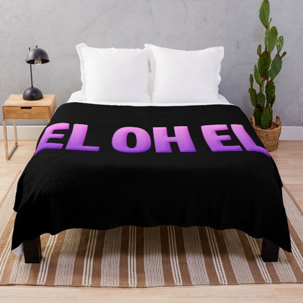 Item preview, EL OH EL in Pink Violet Gradient designed and sold by Memes N Lore .
