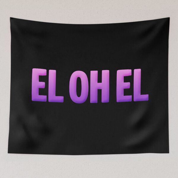 Item preview, EL OH EL in Pink Violet Gradient designed and sold by Memes N Lore .