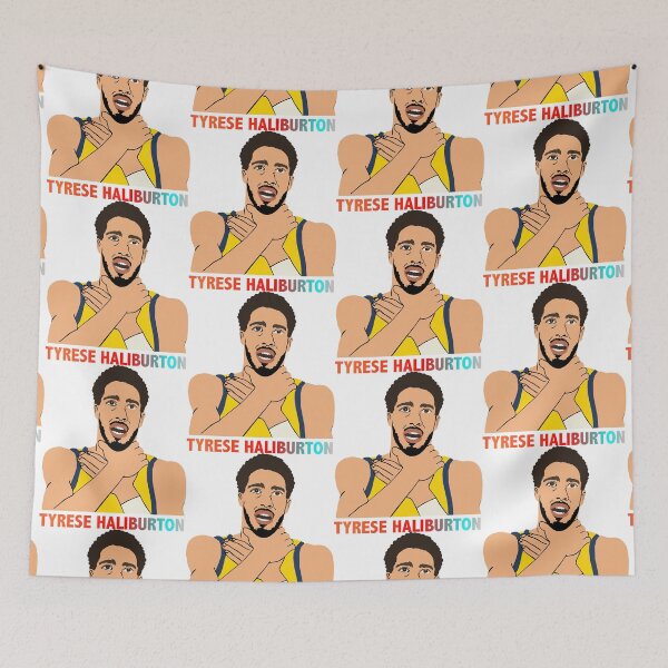 Item preview, Tyrese HaliBurton Celebration illustration designed and sold by ZooStateofMind.