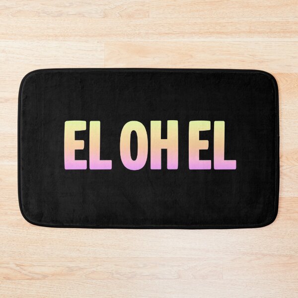 Item preview, EL OH EL in Neon Gradient designed and sold by Memes N Lore .