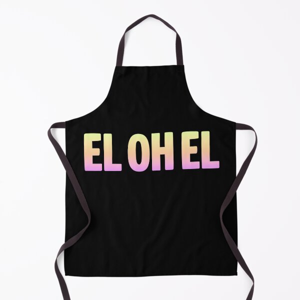 Item preview, EL OH EL in Neon Gradient designed and sold by Memes N Lore .