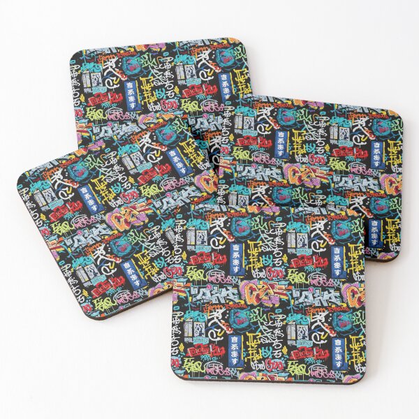 Item preview, Tokyo Urban Graffiti Mix: 3D Colorful Tags & Normal Tags Collision designed and sold by JohnnyVillas.
