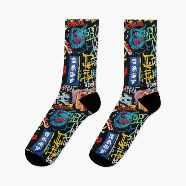 Item preview, Tokyo Urban Graffiti Mix: 3D Colorful Tags & Normal Tags Collision designed and sold by JohnnyVillas.
