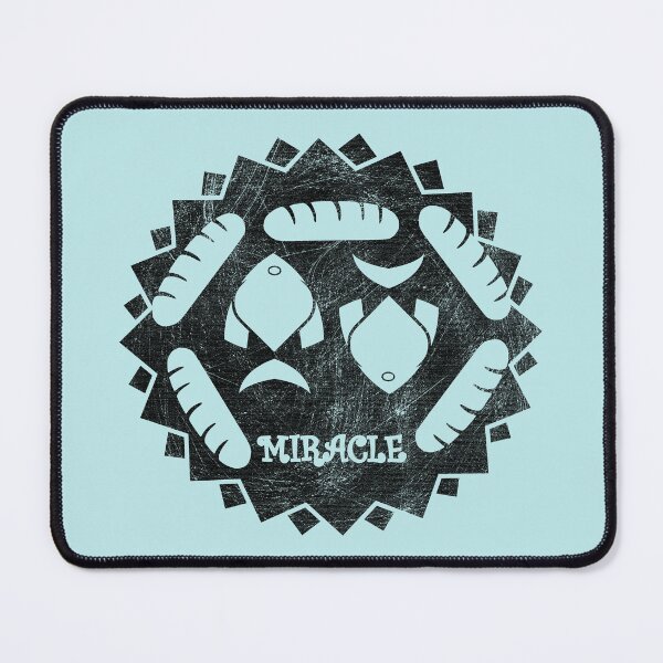 Item preview, Bible verse design- Miracle 5 Loaves & 2 Fish – Abstract Miracle Design (John 6) Black designed and sold by ZechJohnRB.