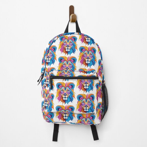 Item preview, psychedelic lion designed and sold by Andre Faubert.