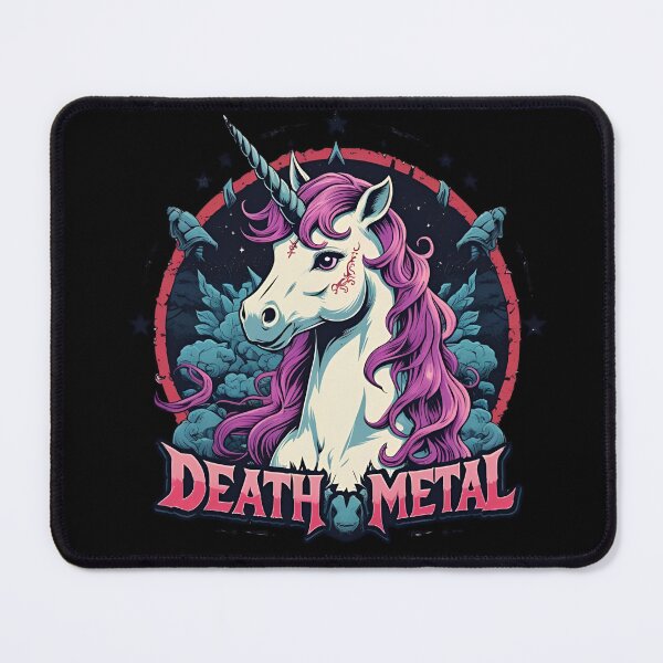 Item preview, Deathmetal unicorn designed and sold by whatthefoxsays.